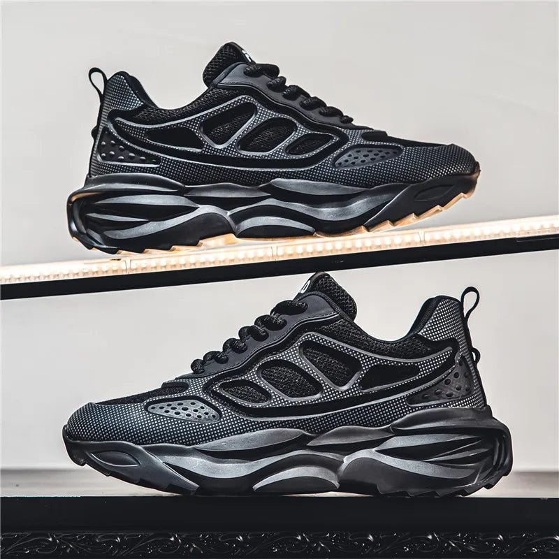 Men Casual Sneakers Elevator Shoes Fashion Breathable Height Increased Shoes For Man Hidden Heels Sport Lift Taller Men