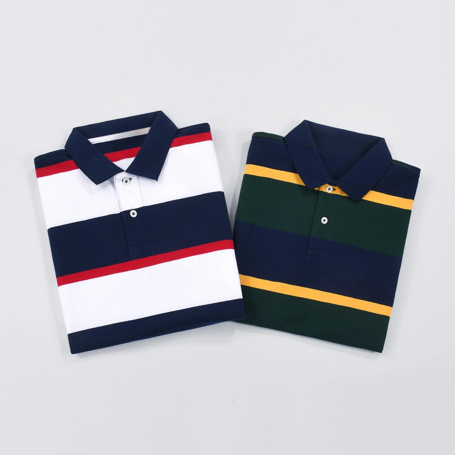 RL Casual Special Stripe Shirt Man's Short sleeves Pony High quality Pique Fabric Cotton Tshirt Breathable Chic Vintage Mens'Top