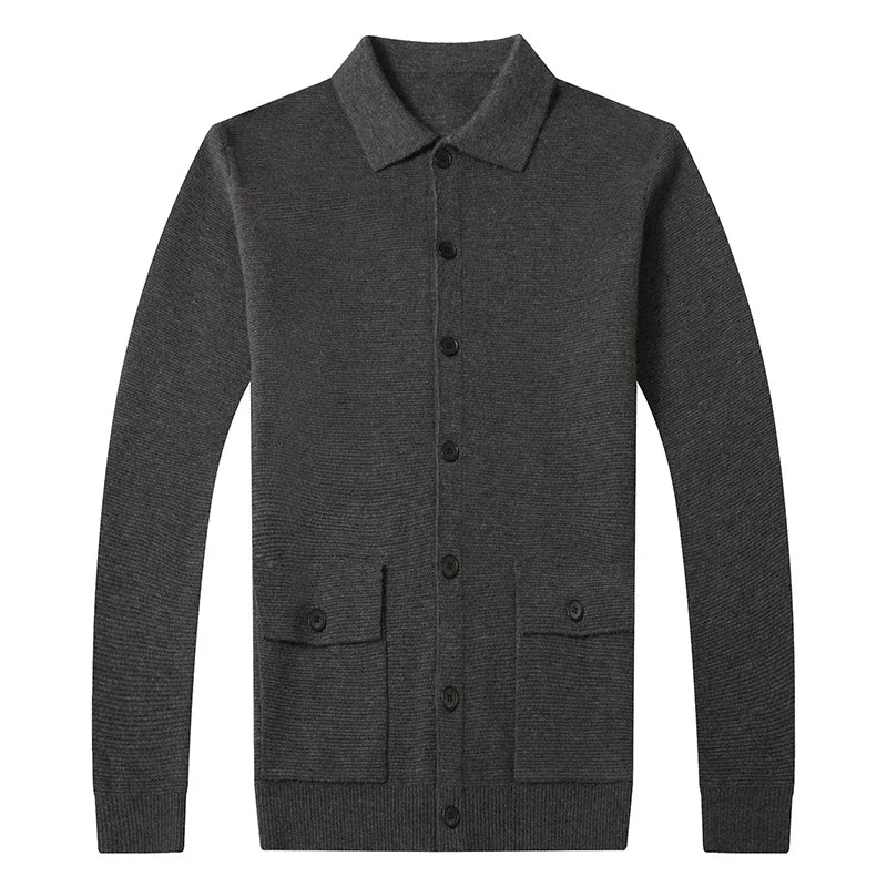 Sweater For Men Men's Clothing Cardigan Streetwear Men's Sweat-shirt Knit Spring Autumn Fashion Casual Hombre Warm Solid Male