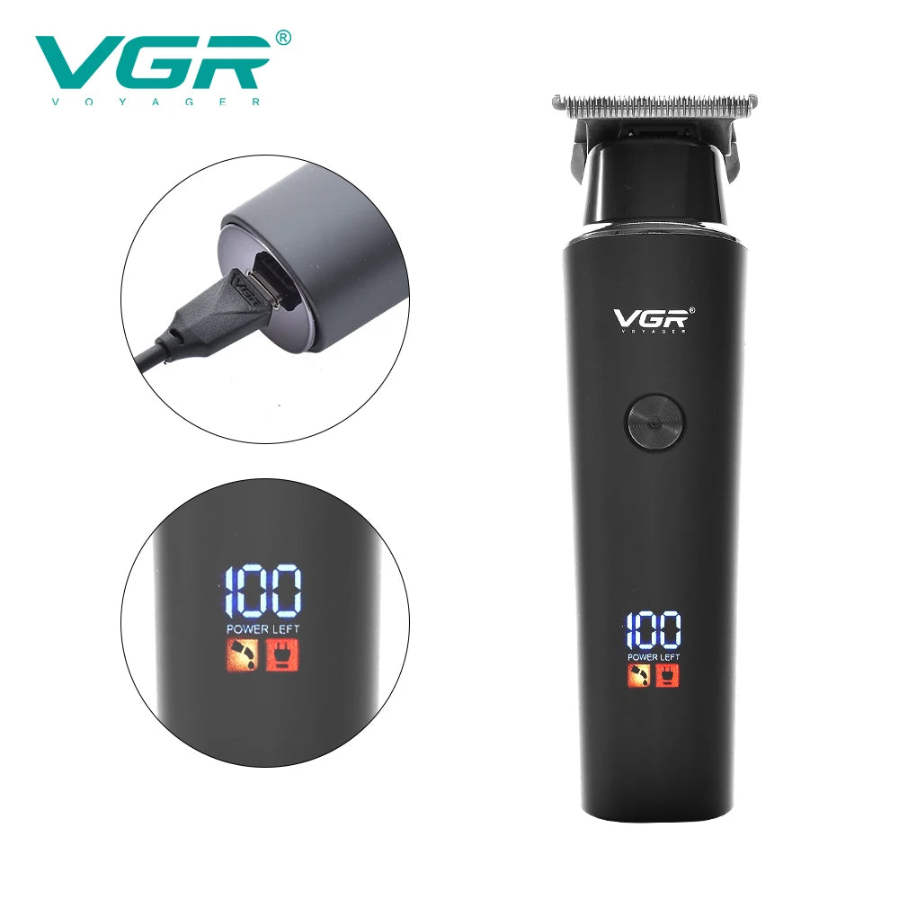 VGR V-937 Hair Cutting Machine Professional Rechargeable Barber Hair Clippers Electric Hair Trimmers Cordless for Men