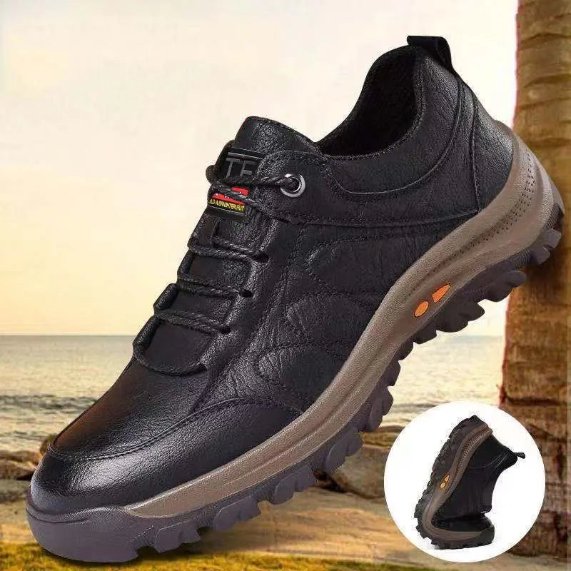 حذاء موكاسين رجالي إيطالي أسود أو بني - مثالي للقيادة والمشي
